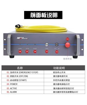 光纤激光器切割MFSC1000W/1500W/2000W/3000W焊接机创鑫MAX激光器